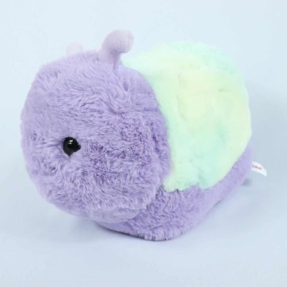 Aurora Speedsters Emily Snail Purple Pastel Plush Stuffed Animal Bug Toy 10"